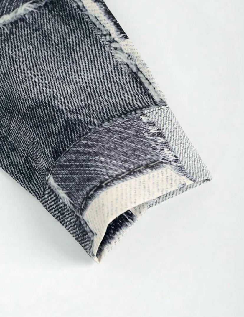 “CETO Mosaic Nomad” – Patch-Design Overshirt