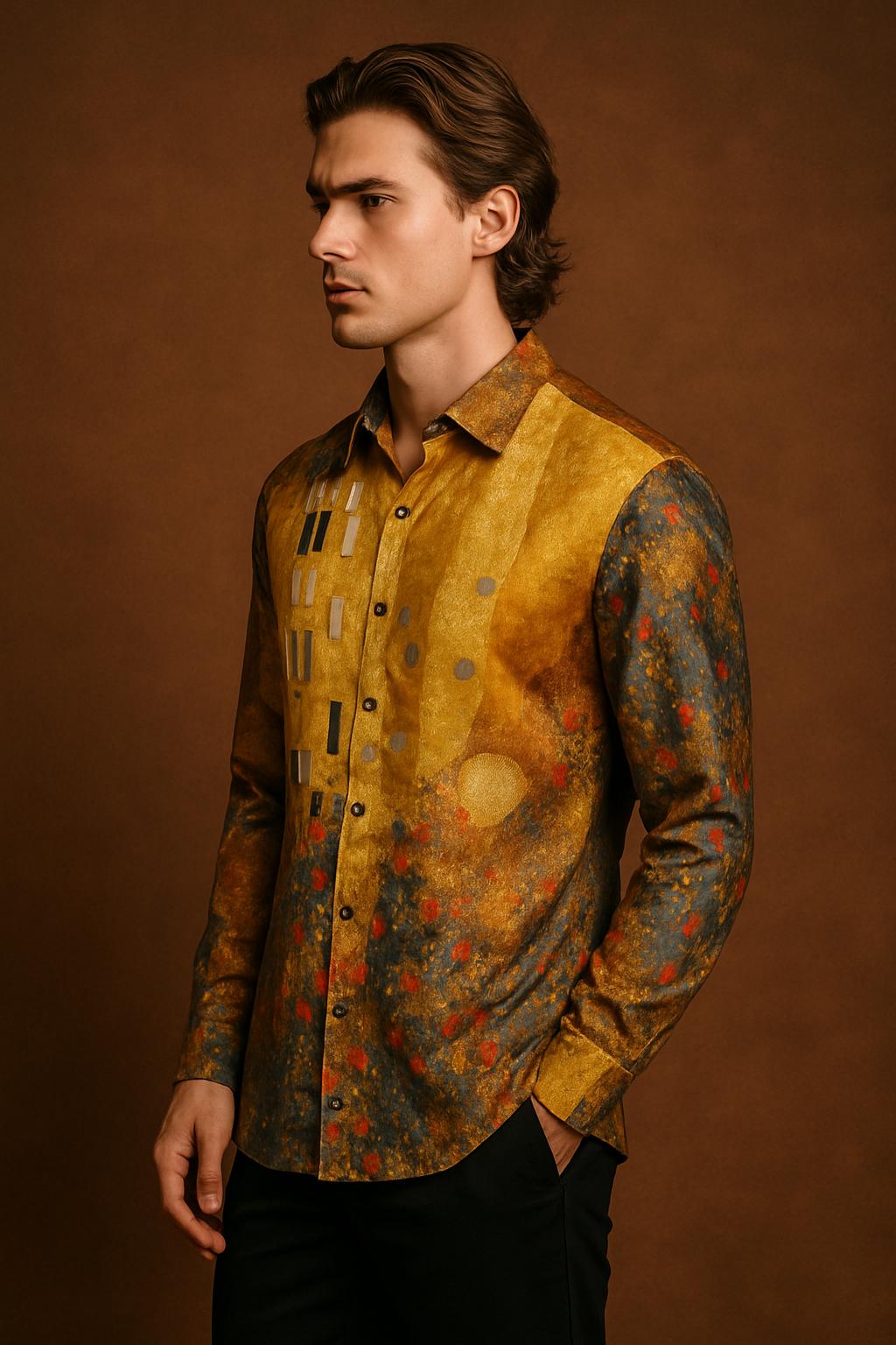 CETO “Klimt Reverie” – Signature Artwear Hemd
