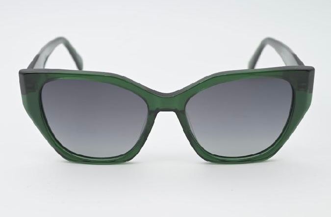 Sossa “Emerald Blaze” – Sonnenbrille in transparentem Dunkelgrün