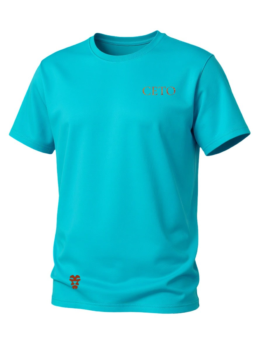 CETO Signature T-Shirt – Aqua Blue Edition