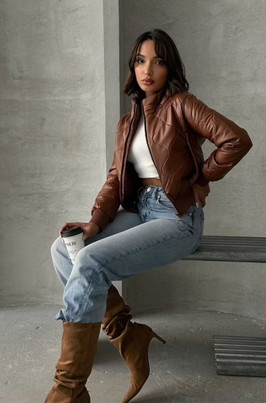 CETO “Cognac Luxe Bomber”