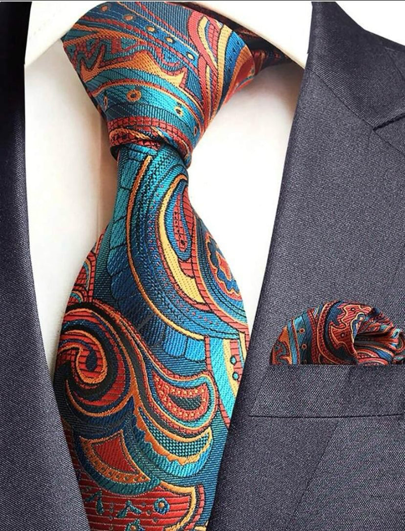 Krawatte "Milano Vibes" - Retro Eleganz in Farbe