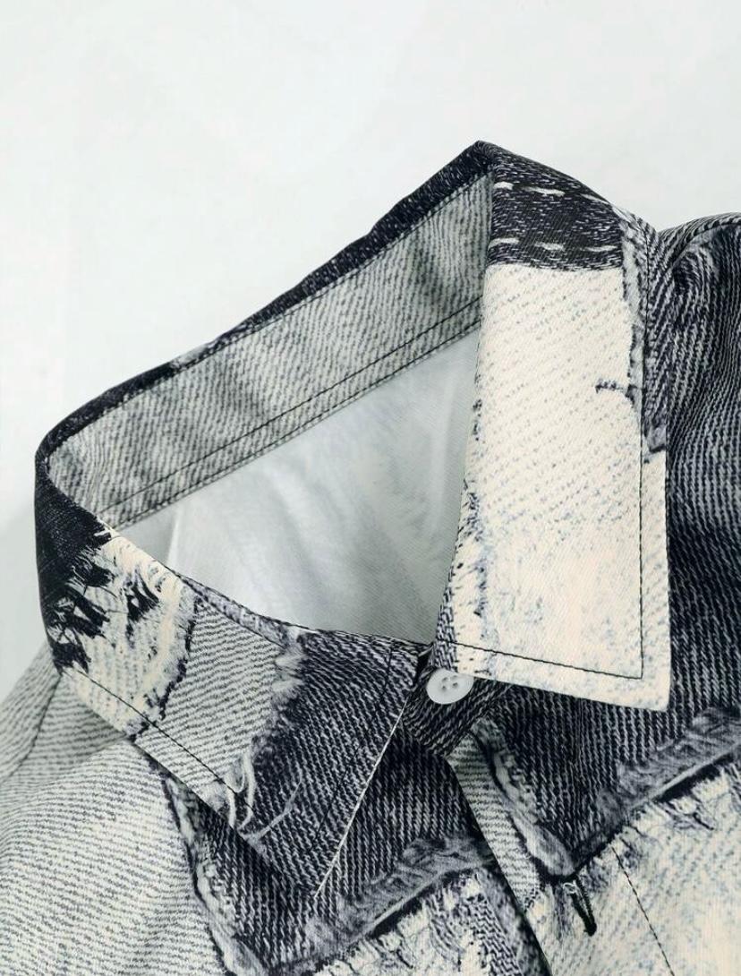 “CETO Mosaic Nomad” – Patch-Design Overshirt