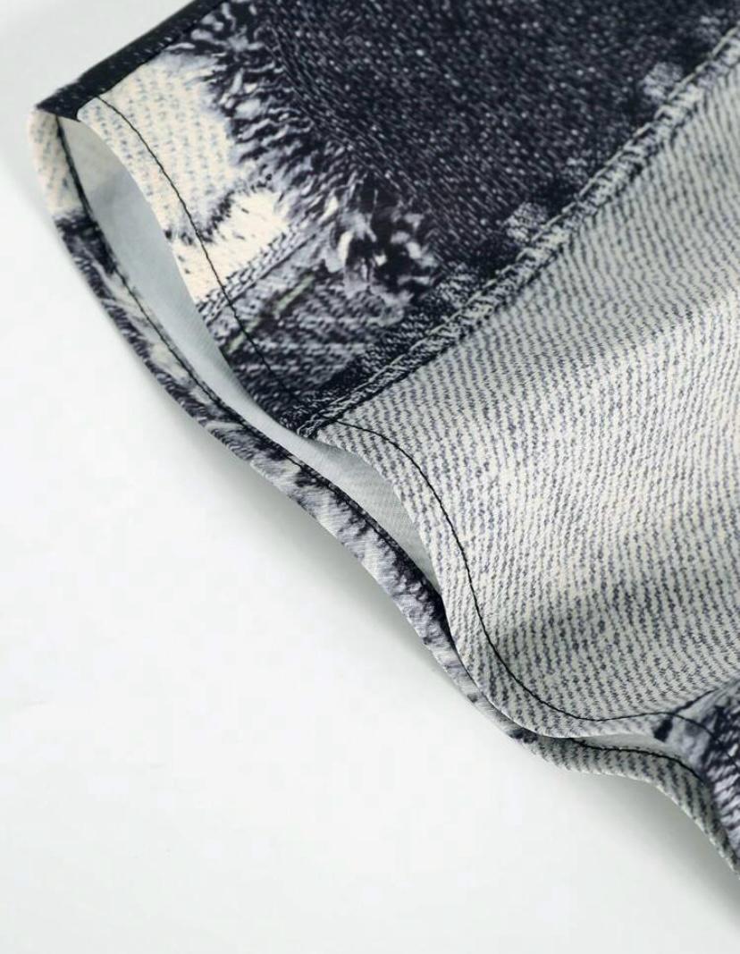 “CETO Mosaic Nomad” – Patch-Design Overshirt