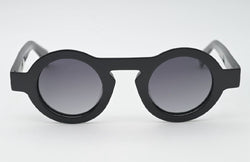 Sossa “Orb Noir” – Runde Designer-Sonnenbrille in Schwarz