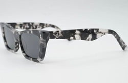 Sossa “Marble Noir” – Sonnenbrille in Schwarz-Weiß-Marmor