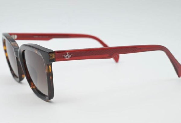 Sossa “Twintone” – Sonnenbrille in Grün-Havana